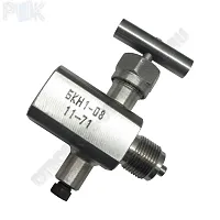 БКН1-82-12Х18Н10Т Блок клапанный М20х1,5(Н)/G1/2"(В - накидная гайка) УТ000019819