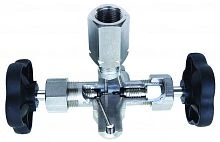 КЗИТ-60н-А-G1/2"/G1/2" Клапан игольчатый 3-х ходовой со сливом УТ000012294